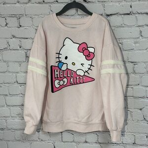 Hello Kitty Light Pink Crew Neck Sweater